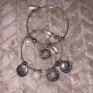 Bracelet set similar to Alex&Ani with pearls